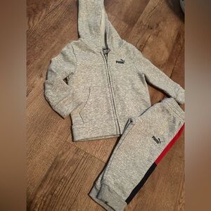 Puma 12 month baby boy outfit jogger set hoodie sweat pants
